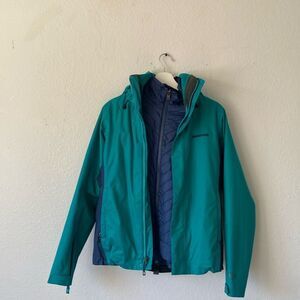 Patagonia Teal 3 in 1 Snowbelle Jacket